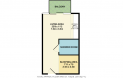 New River Village studio flat floorplan