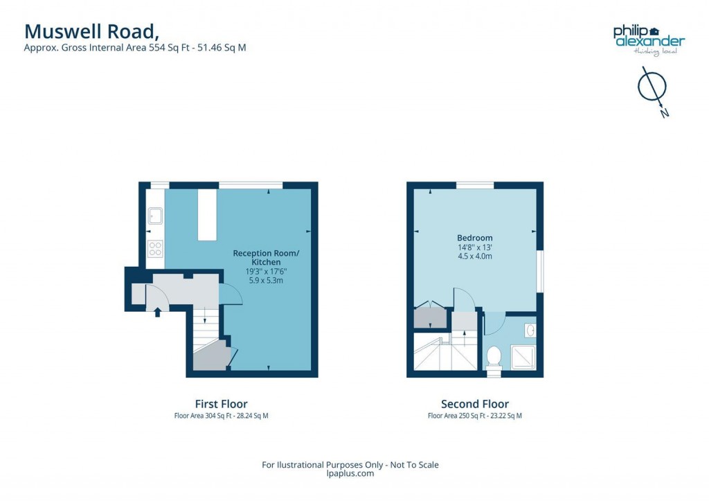 Floorplan for Muswell Road, Muswell Hill, N10