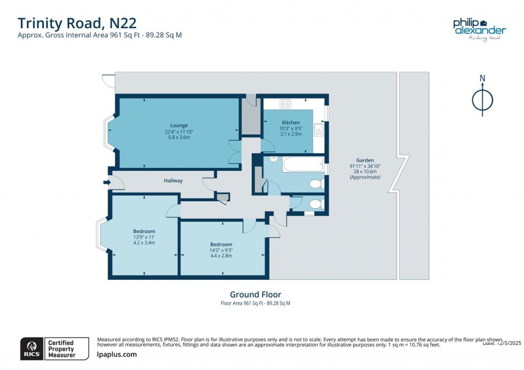 Floorplan for Trinity Road, Wood Green, N22