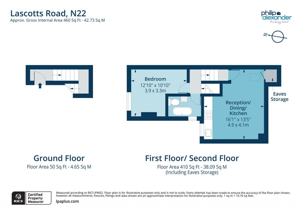 Floorplan for Lascotts Road, Wood Green, N22