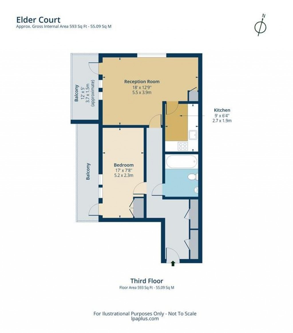 Floorplan for Saw Mill Way, N16