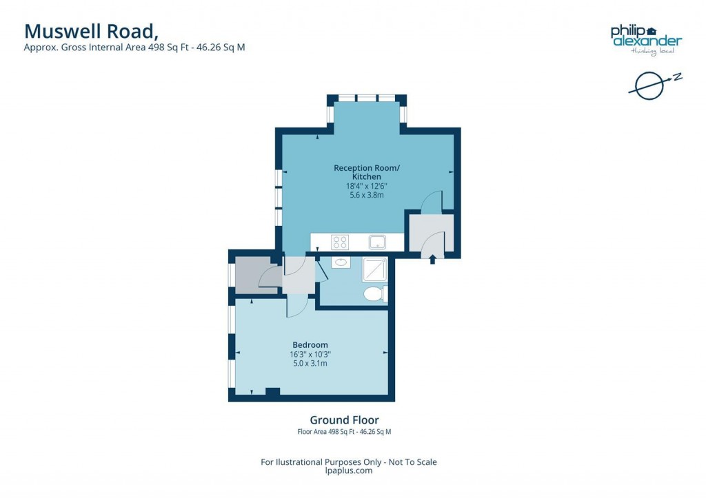 Floorplan for Muswell Road, Muswell Hill, N10