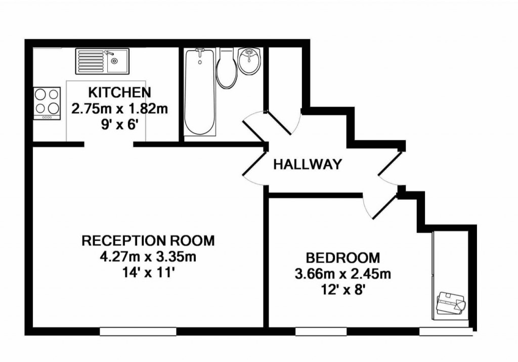 Floorplan for Somerset Gardens, Creighton Road, Tottenham, N17