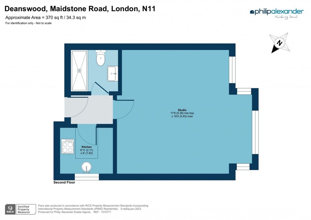 Floorplan for Maidstone Road, Bounds Green, N11
