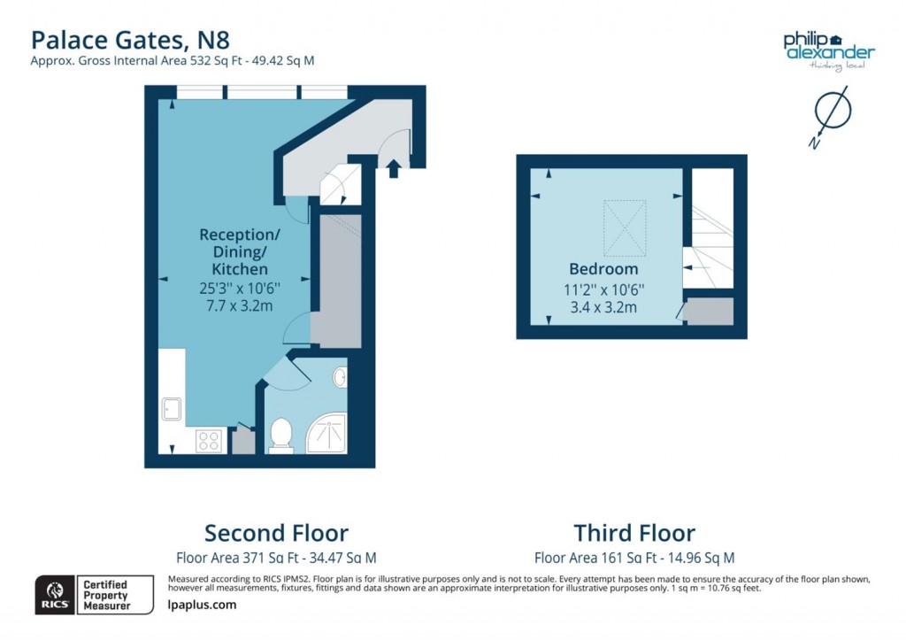 Floorplan for Palace Gates, The Campsbourne, Hornsey, N8