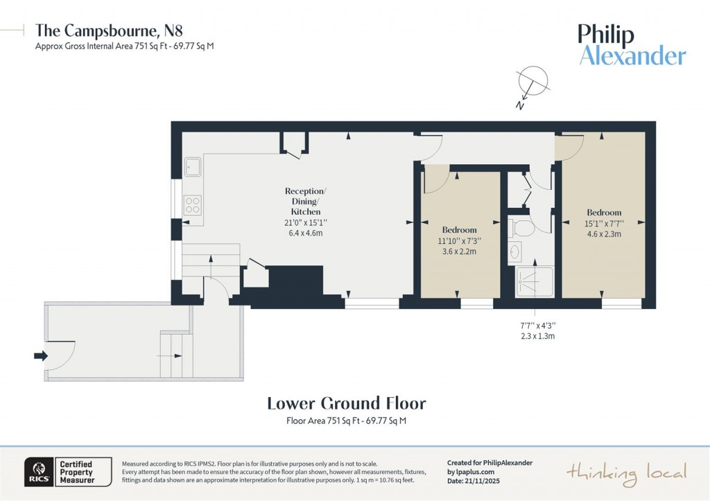 Floorplan for The Campsbourne, Hornsey, N8