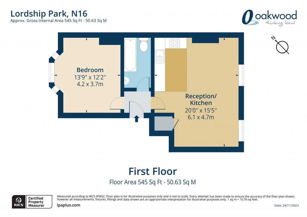 Floorplan for Lordship Park, Stoke Newington, N16