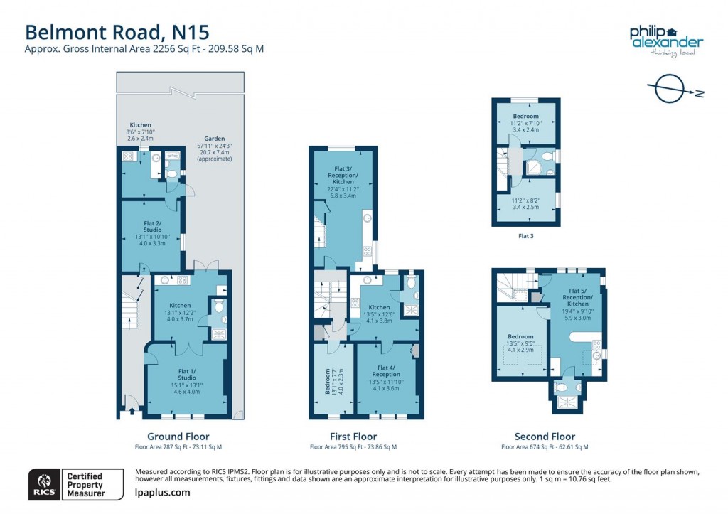 Floorplan for Belmont Road, South Tottenham, N15