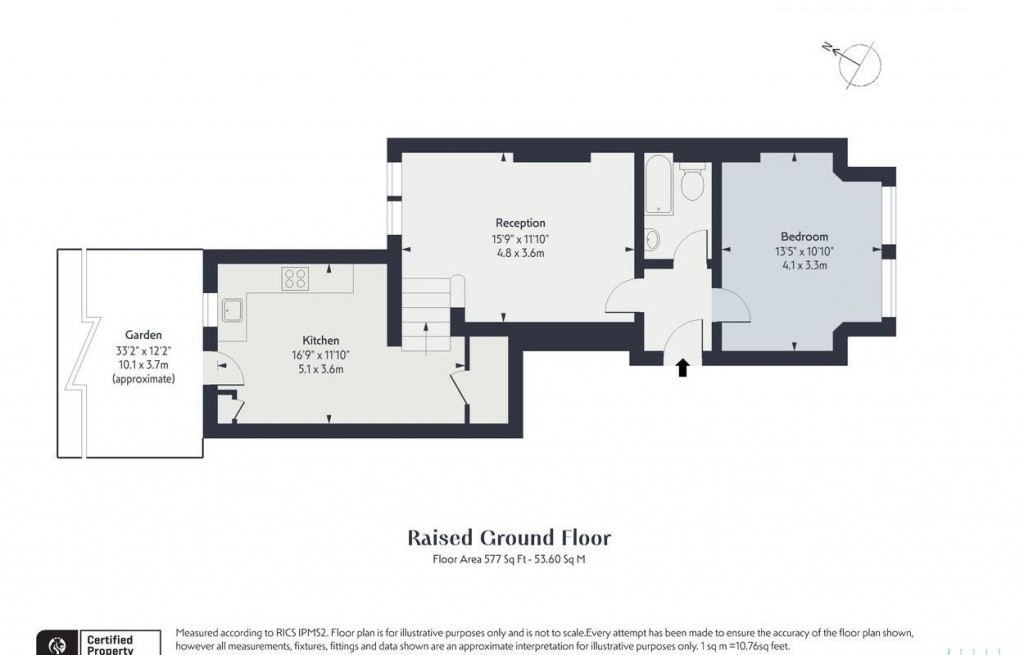 Floorplan for Forburg Road, Stoke Newington, N16