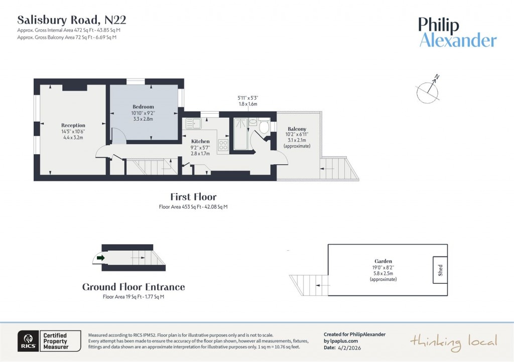 Floorplan for Salisbury Road, Wood Green, N22