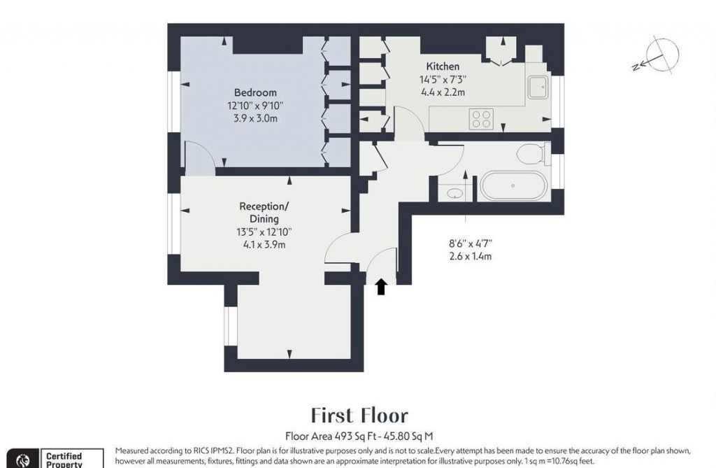 Floorplan for Beresford Road, Highbury, N5