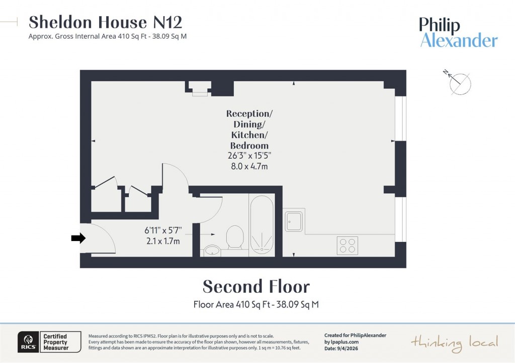 Floorplan for High Road, North Finchley, N12