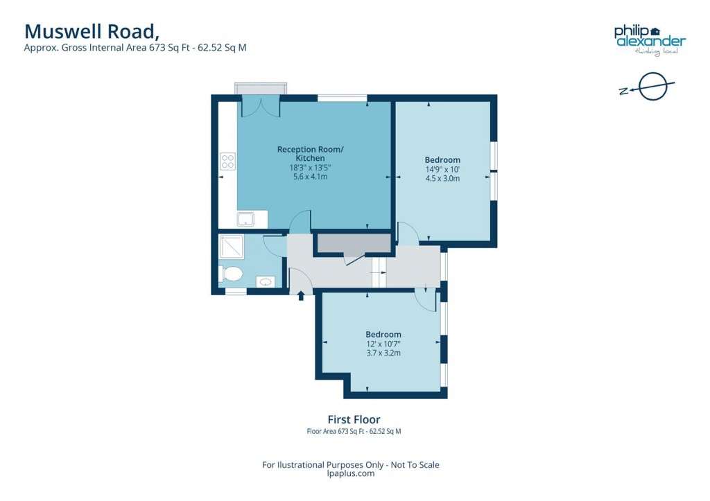 Floorplan for Muswell Road, Muswell Hill, N10