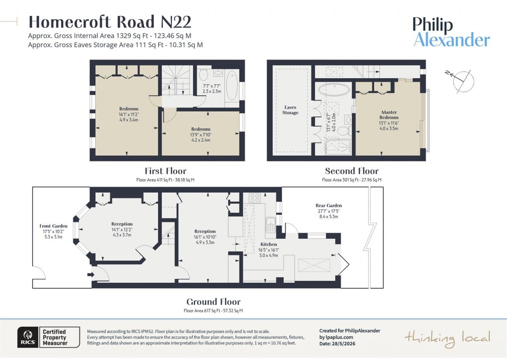Floorplan for Homecroft Road, Wood Green, N22