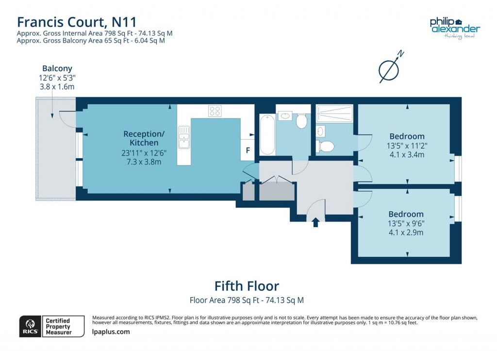 Floorplan for Francis Court, Montmorency Park, New Southgate, N11