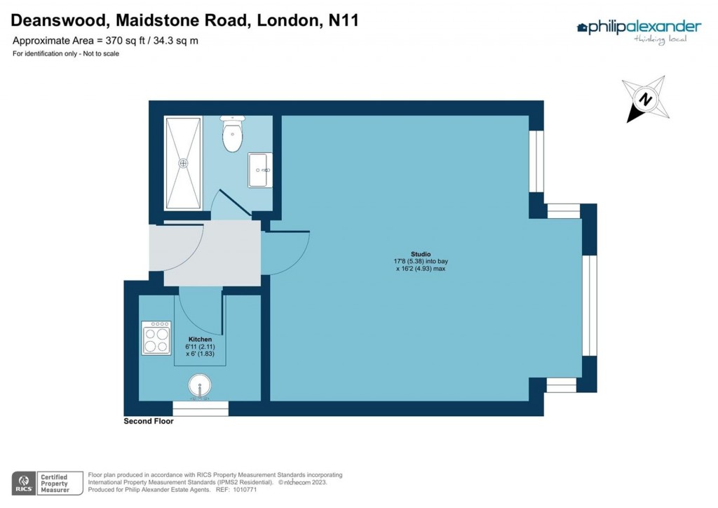 Floorplan for Maidstone Road, Bounds Green, N11