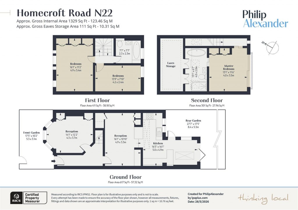 Floorplan for Homecroft Road, Wood Green, N22