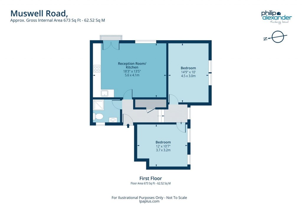 Floorplan for Muswell Road, Muswell Hill, N10