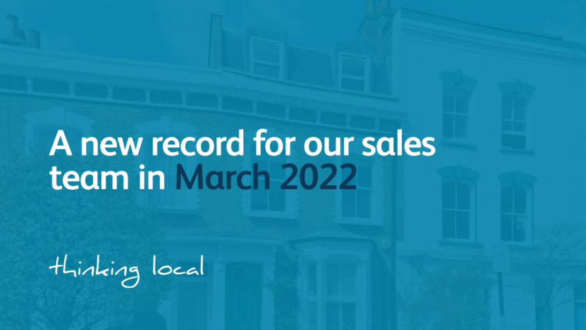 New Sales Record in March 2022