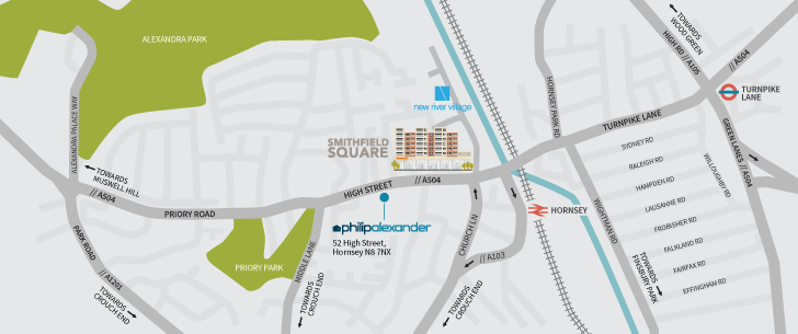 Smithfield Square Location Map